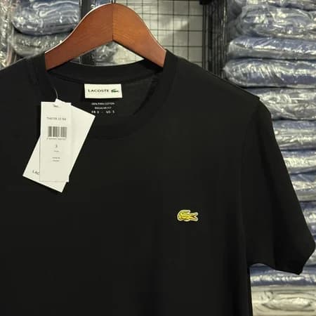 Camiseta Basica Lacoste Gold cor Pretra — imagem 1 de 1